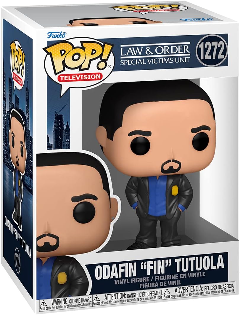 Funko POP! TV: Law & Order SVU - Fin Tutuola - Law and Order SVU - Collectable Vinyl Figure - Gift Idea - Official Merchandise - Toys for Kids & Adults - TV Fans - Model Figure for Collectors