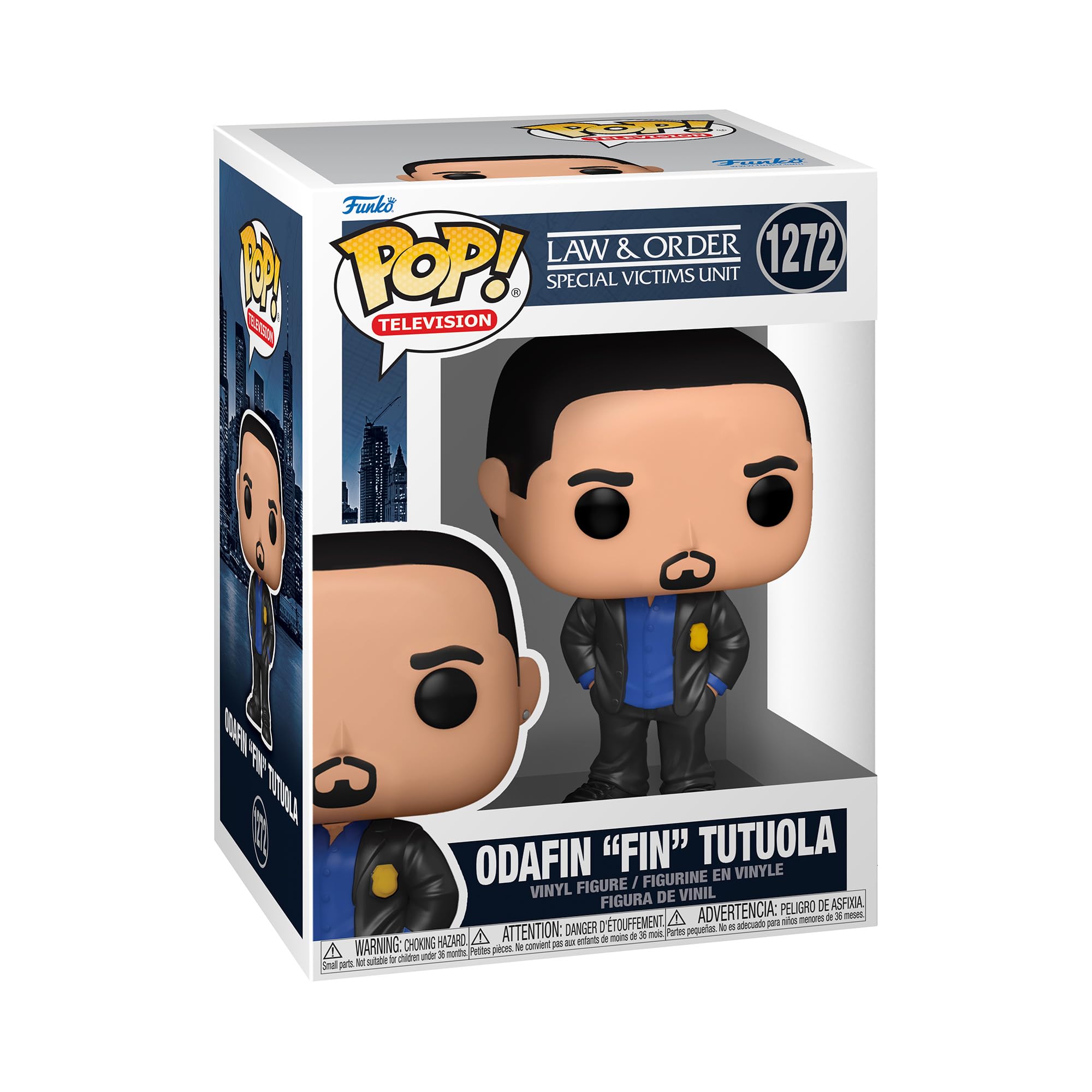 Funko POP! TV: Law & Order SVU - Fin Tutuola - Law and Order SVU - Collectable Vinyl Figure - Gift Idea - Official Merchandise - Toys for Kids & Adults - TV Fans - Model Figure for Collectors