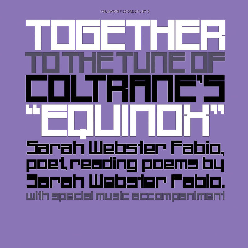 Together to the Tune of Coltrane's "Equinox"