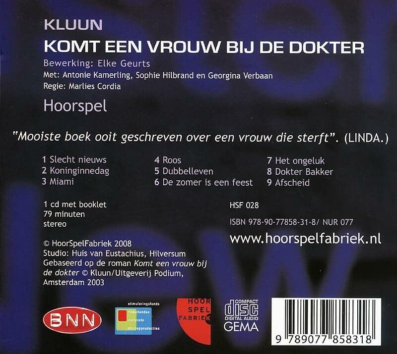 Komt een vrouw bij de dokter