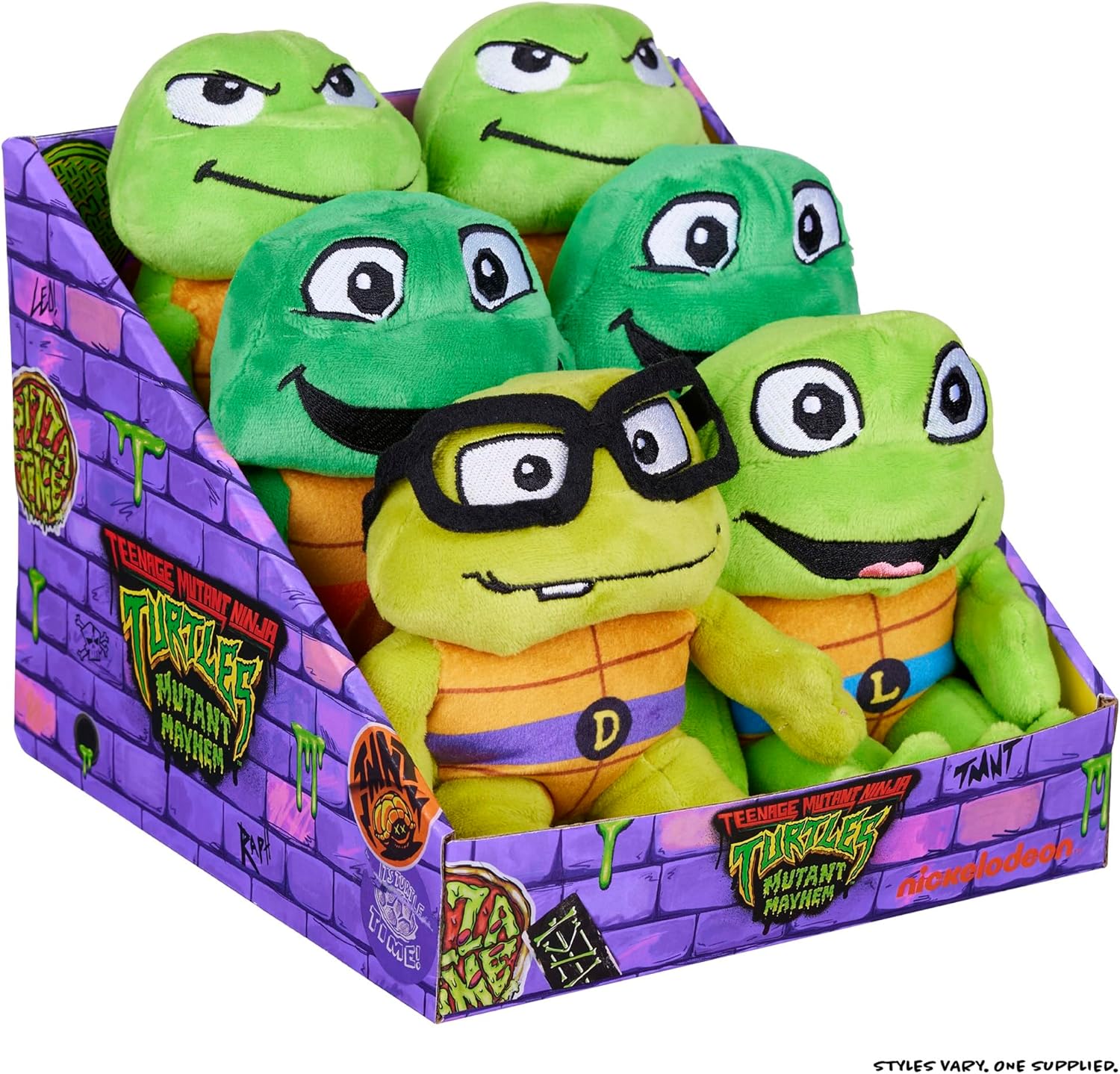 Teenage Mutant Ninja Turtles Mutant Toddler MICHELANGELO Soft Plush Toy