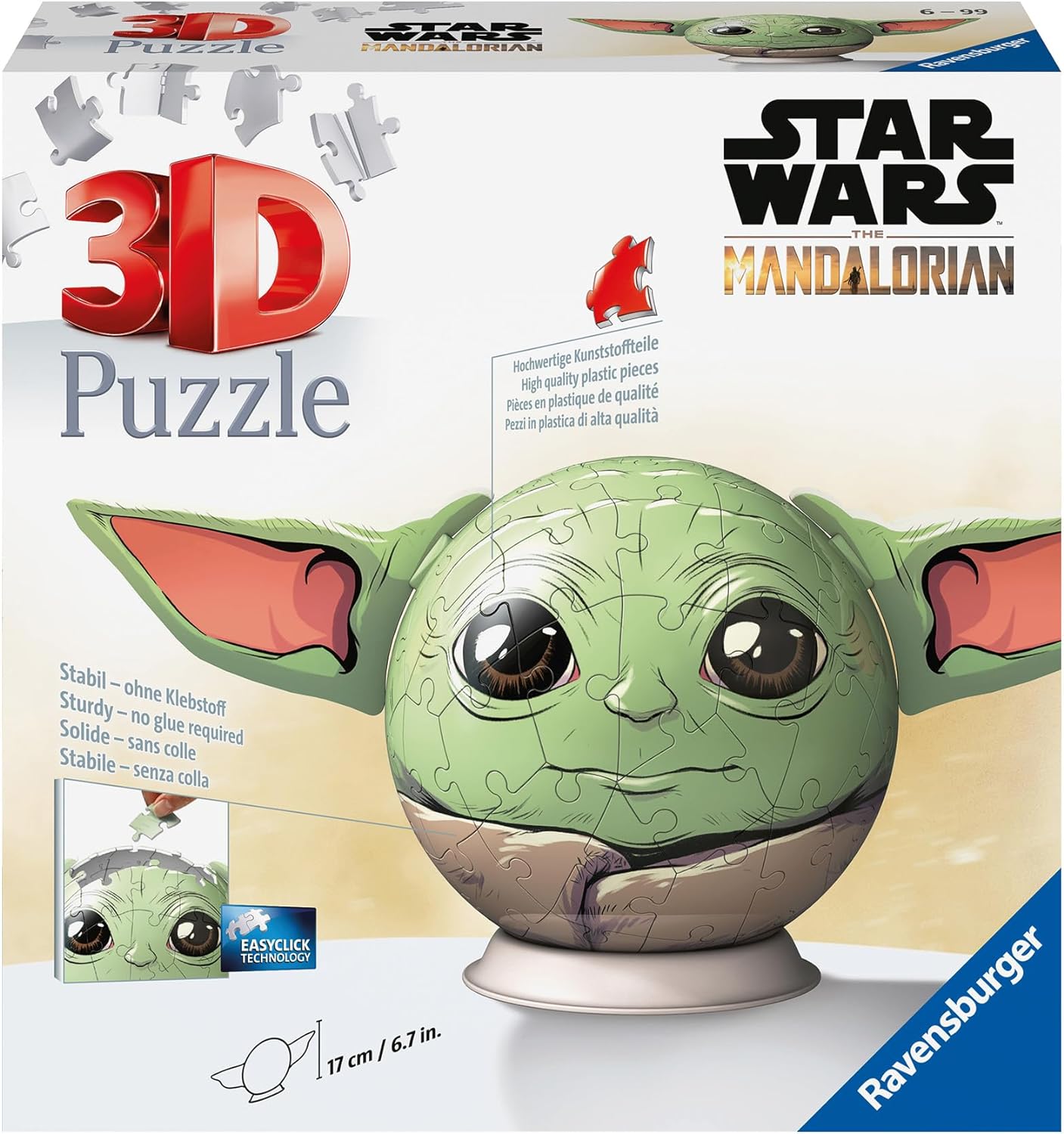 Mandalorian Grogu mit Ohren