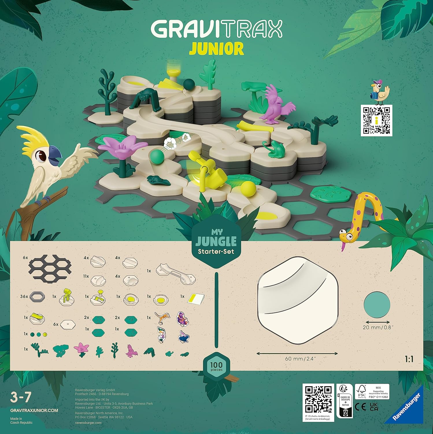 Ravensburger GraviTrax - Junior Starter-Set Jungle - (10927499