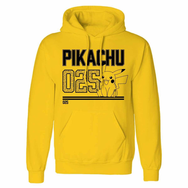 Officially Licenced Pokemon Pikachu Line Art T-Shirt Yellow