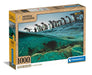 Clementoni 39730 National Geographic-Gentoo Penguins 1000 Pieces, Jigsaw Adults, Puzzle Animals-Made in Italy