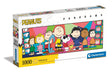 Clementoni 39805 Panorama Peanuts 1000 Pieces, Jigsaw Adults, Comic Puzzle-Made in Italy