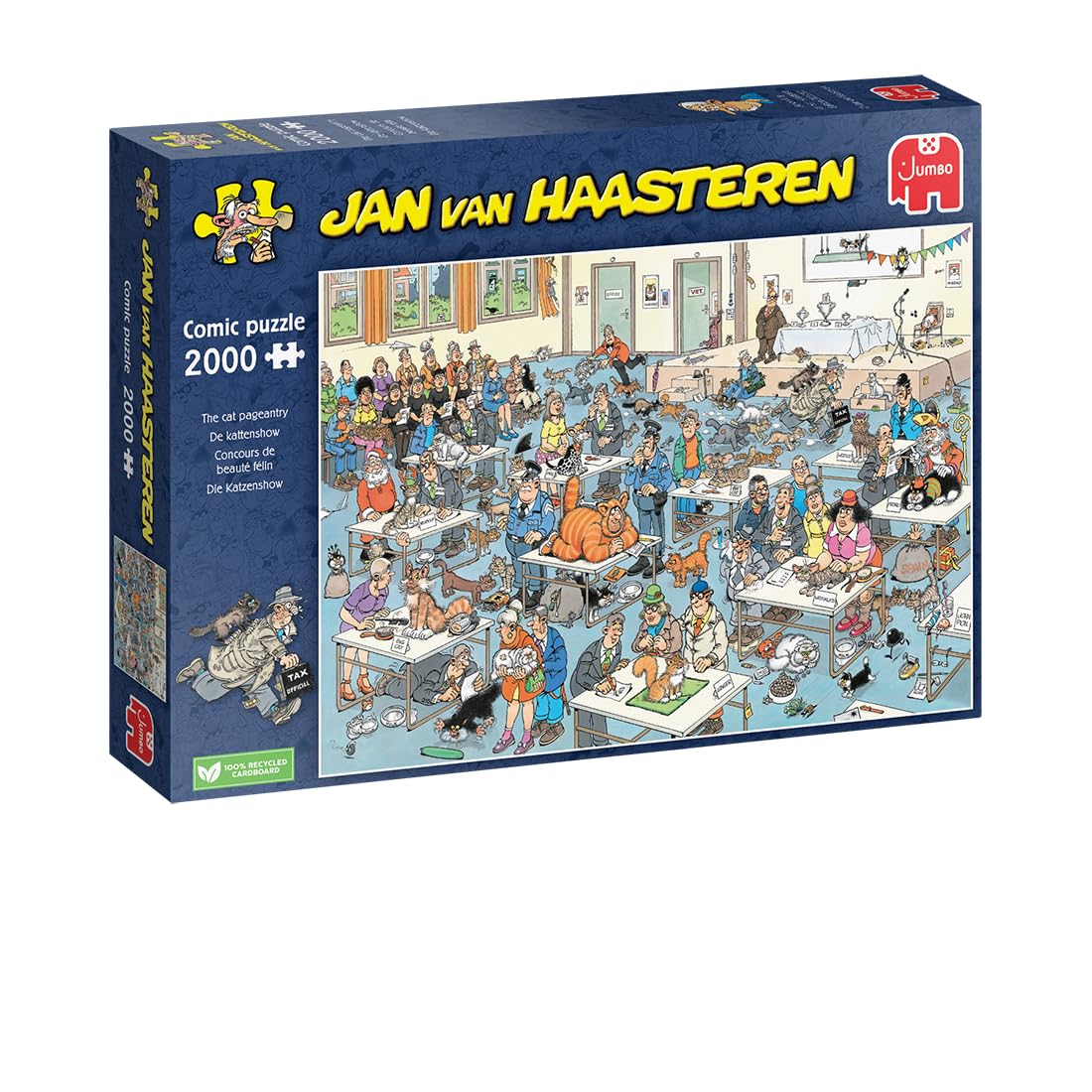 Jan van Haasteren The Cat Pageantry | Jigsaw Puzzle For Adults 2000 pieces | 98 x 68cm Puzzle | Jumbo
