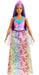 Barbie Dreamtopia Royal Doll with Curvy Body, Purple Hair & Sparkly Bodice Wearing Removable Skirt, Shoes & Headband, HGR17