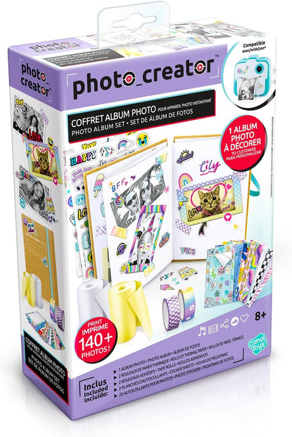 Canal Toys Set of Instant Printing Album with 2 Rolls of Paper, 2 Sheets of Stickers and 20 Adhesive Photo Frames 007-Channel Toys, CLK 007
