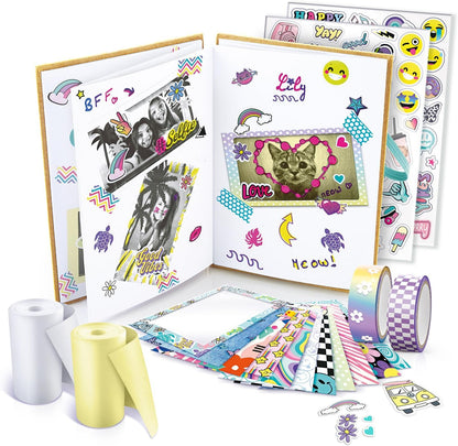 Canal Toys Set of Instant Printing Album with 2 Rolls of Paper, 2 Sheets of Stickers and 20 Adhesive Photo Frames 007-Channel Toys, CLK 007