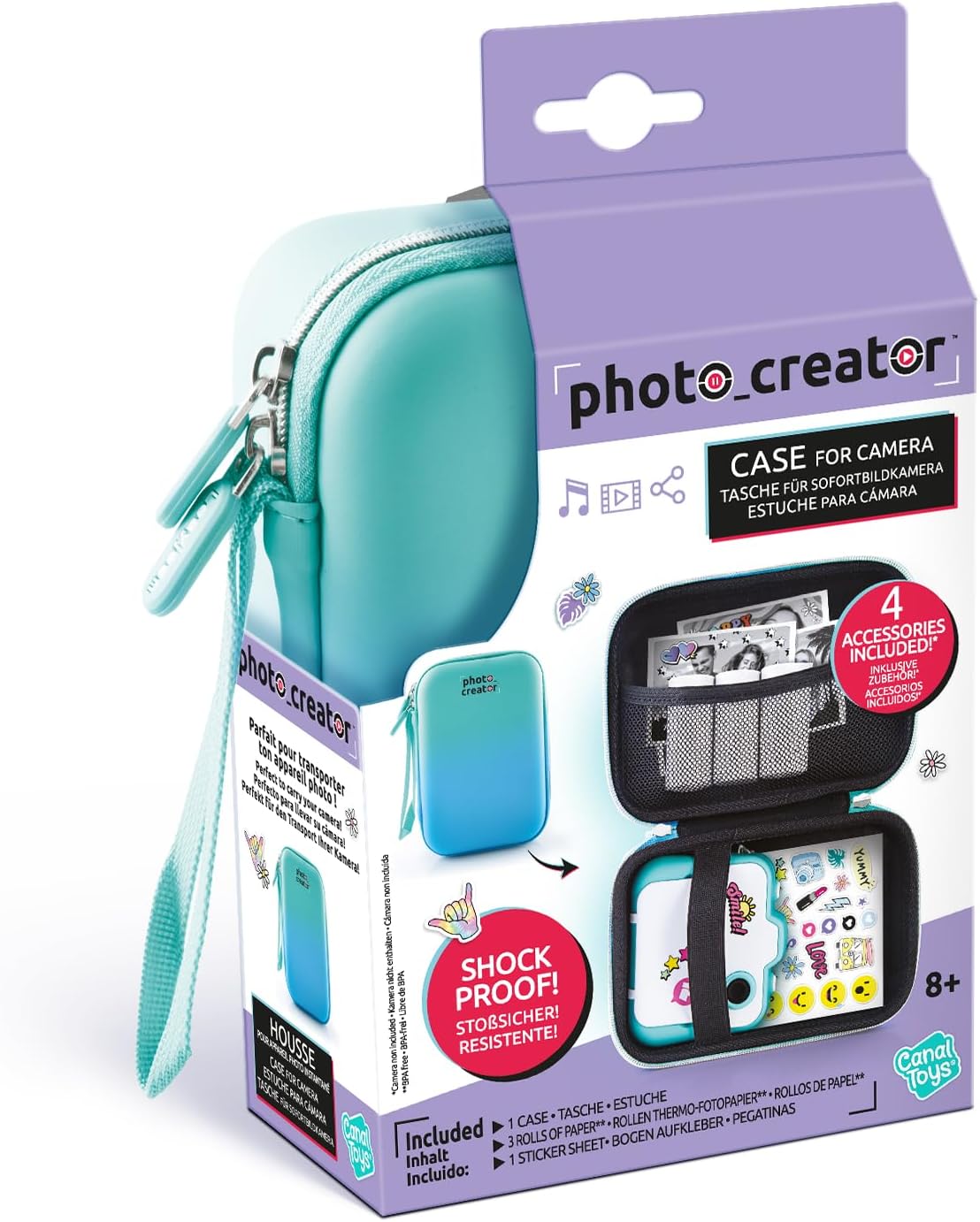 Photo Creator Instant Camera Case, Teal