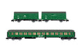 Adif, 3-Unit Pack, 2 X J2 Wagon + Ssv-500 Coach, Green Livery, Ep. Vi