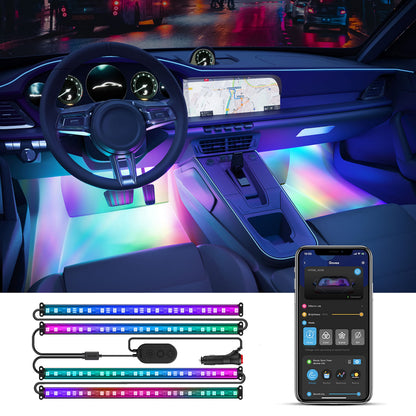 Govee RGBIC Interior Car Lights Eclairage intelligent par bande Transparent Bluetooth