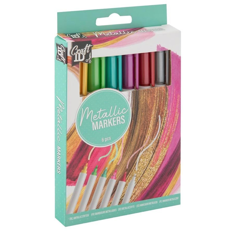 Craft ID Metallic-Marker (6-teiliges Set