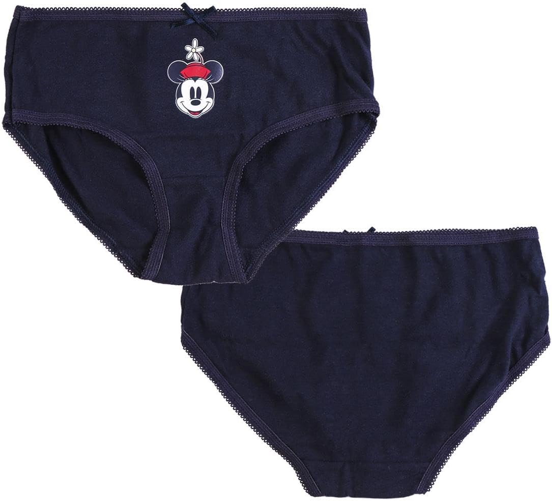 Pack Of Girls Knickers Minnie Mouse 3 Units Multicolour (Size: 6-8 Years)