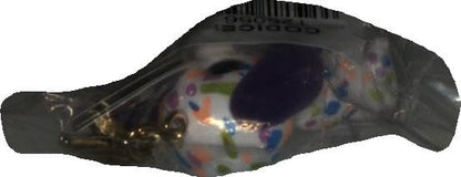 Ty - Anneau porte-clés Mini Boos Clips - Chien - Darling - Multicolore - Avec gland violet - Le porte-clés tendance inspiré des célèbres peluches aux yeux grands scintillants - 10 Cm - 25056