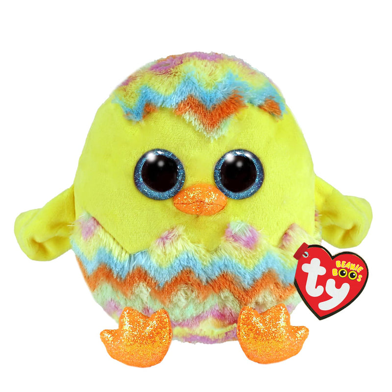 TY Beanie Boo's TY36569 Corwin the Chick Plush Toy, 15 cm, Multi-Colour, Small