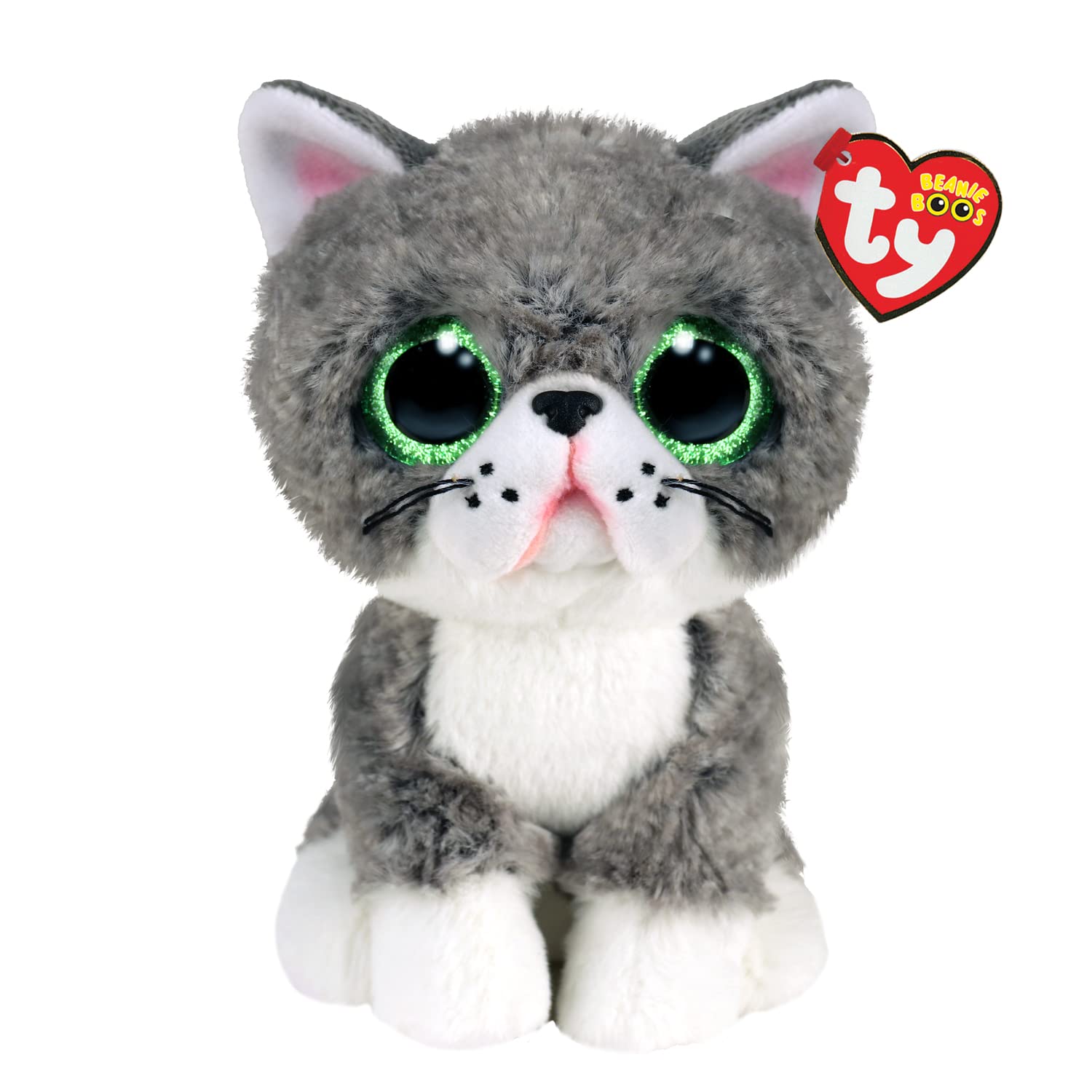 Ty Fergus Cat Beanie Boo Regular Beanie Baby Soft Plush Toy Collectible Cuddly Fabric Teddy