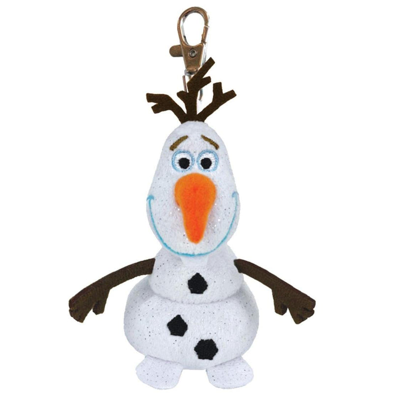 TY TY36626 Disney Frozen Olaf Sparkle W/Sound Clip, Multicolored