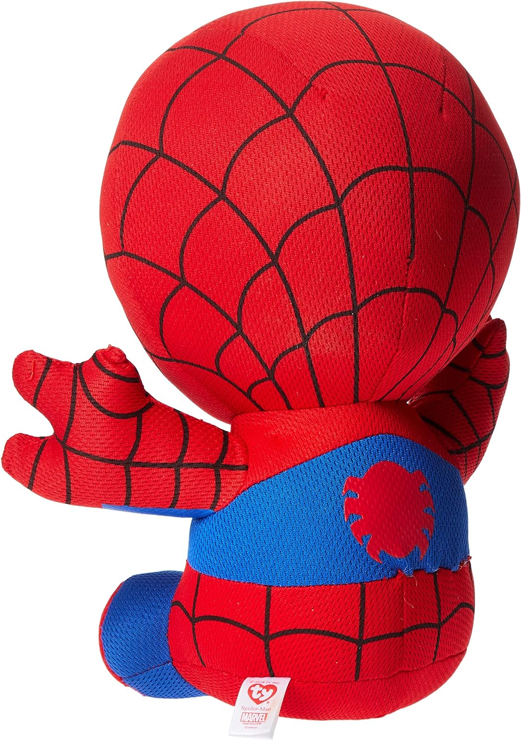 TY Marvel Avengers Spiderman Medium, Licensed Squishy Beanie Baby Soft Plush Toys, Collectible Cuddly Stuffed Teddy