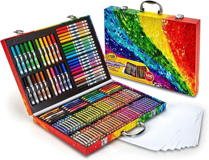 Crayola Inspiration Art Case Coloring Set - Rainbow (140ct), Art Kit For Kids, Back to School Supplies, Toys for Girls & Boys