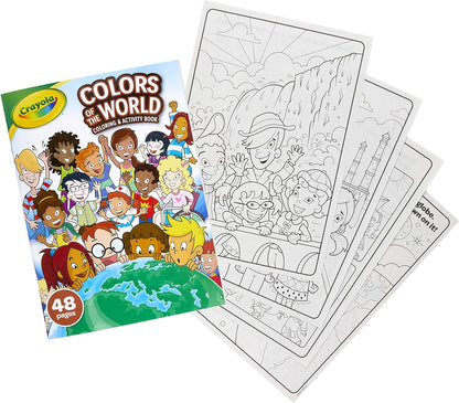 Crayola Colours of the World - Álbum de actividades para colorear, 04-2668