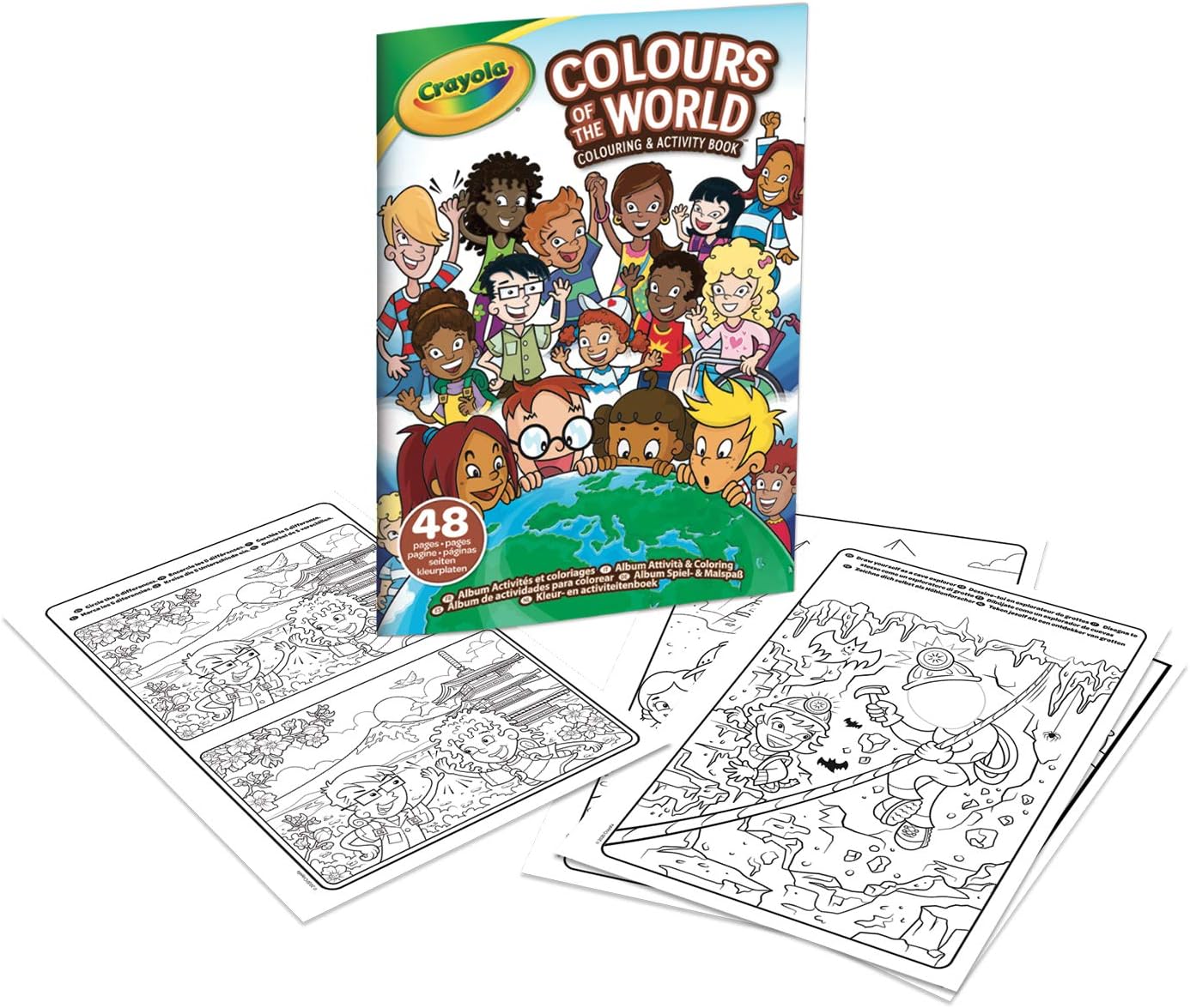 Crayola Colours of the World - Álbum de actividades para colorear, 04-2668