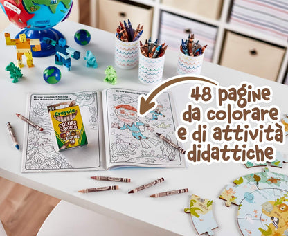 Crayola Colours of the World - Álbum de actividades para colorear, 04-2668
