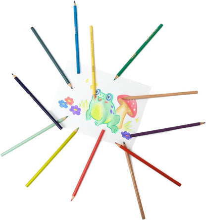 Crayola Pastel, Crayons de Couleur pour le Dessin, Pack de 12 pièces, pour l'École et le temps Libre, Couleurs Pastel, 68-3366