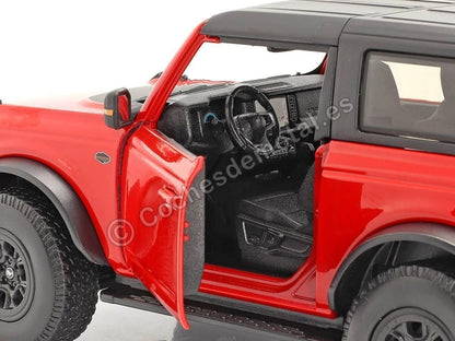 Maisto 531456 Ford Bronco Wildtrak 1:18 Scale Model Car, Red