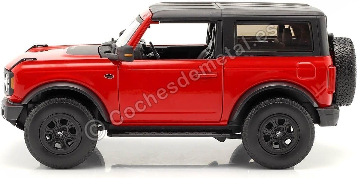 Maisto 531456 Ford Bronco Wildtrak 1:18 Scale Model Car, Red
