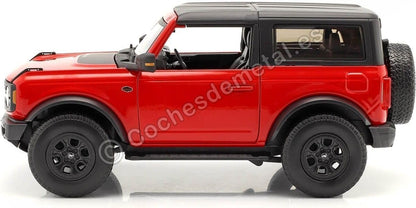Maisto 531456 Ford Bronco Wildtrak 1:18 Scale Model Car, Red