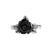 Alchemy Gothic Token of Love Women Ring Silver-Coloured M, Pewter,