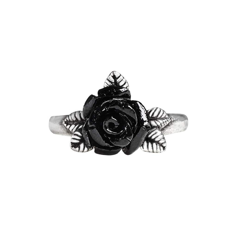 Alchemy Gothic Token of Love Women Ring Silver-Coloured M, Pewter,