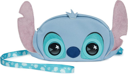 Purse Pets, Disney Stitch, Borsetta per Bambine con Oltre 30 Suoni e Reazioni, Giocattolo Interattivo, Borsa a Tracolla, Giocattoli per Bambine, 4+ Anni