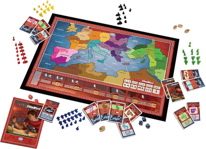 Spin Master Games SPQRisiKo table. The most played strategy game in Italy, set in the ancient Roman Empire, from 8 years old, SPQR, Multicoloured, 6053992