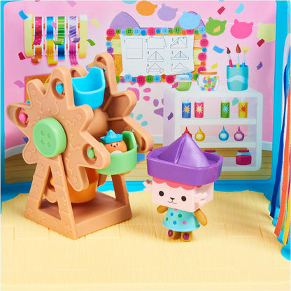 Gabby’s Dollhouse, Baby Box Craft-A-Riffic Room with Baby Box Cat Figure, Accessories, Furniture and Dollhouse Deliveries, Kids’ Toys for Ages 3 and up