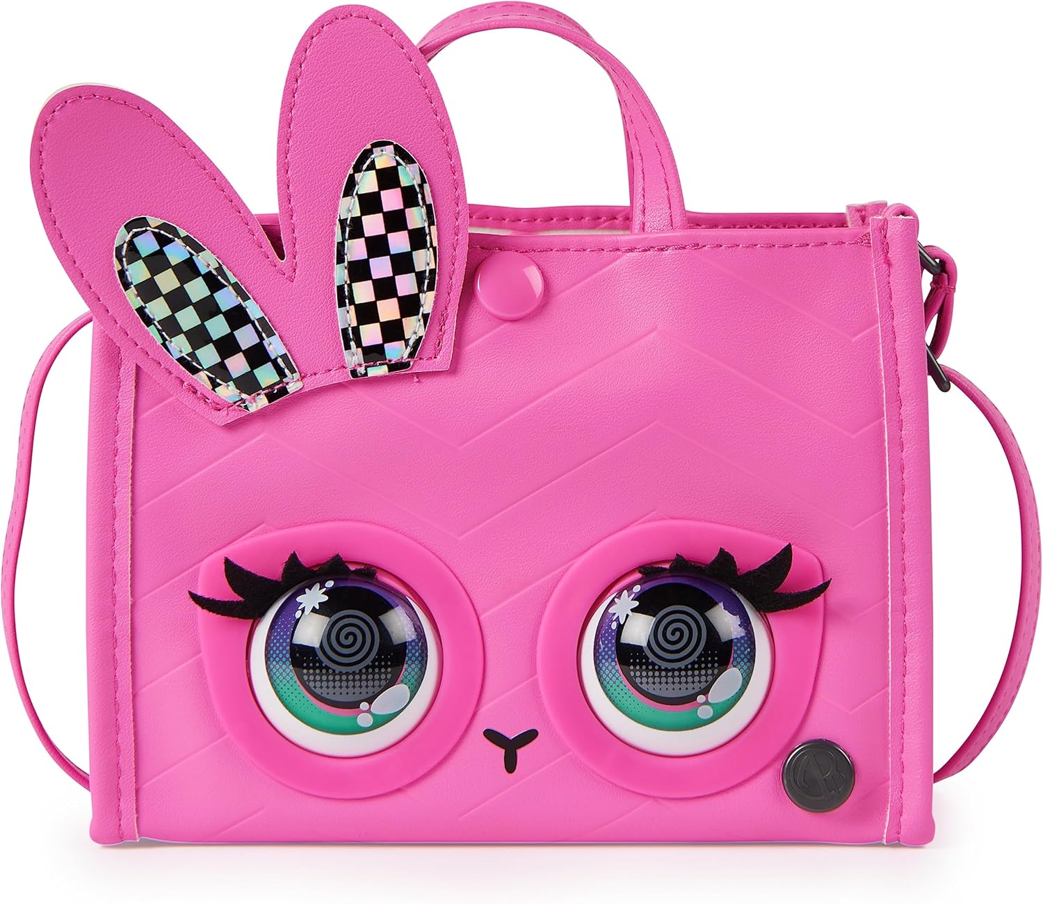 Purse Pets, Holly Hops Bunny Tote Bag Interactive Pet Toy and Cross-body Bag with over 30 Sounds and Reactions, Kids’ Toys for Girls Aged 4 and up