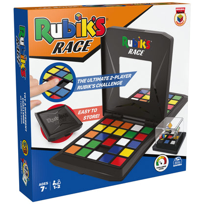 Rubik’s Race Classic Fast-Paced Strategy Sequence Board Game, Ultimate Face to Face Two-Player Game