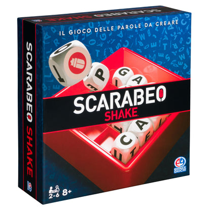 Scarabeo Shake by Editrice Giochi Scrabble Board Game | Word Games | Travel Games| Board Games for Adults and Kids Ages 8 and up