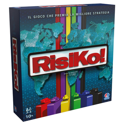 Spin Master Games, Editrice Spiele, Risiko, Boxspiele, Risico Classic Edition 2023, Gesellschaftsspiele und Strategie für Familie und Freunde, für Erwachsene und Kinder, von 3 bis 6 Spielern, ab