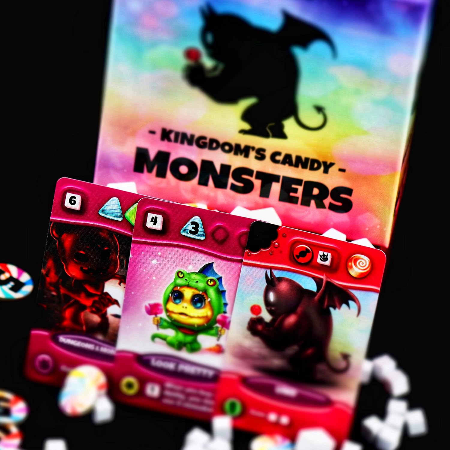 LITTLE ROCKET GAMES Kingdom Candy Monsters Board game in Italian