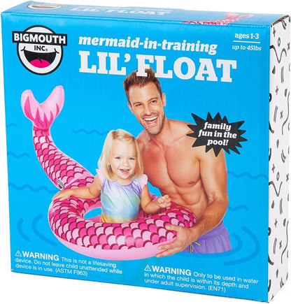 BigMouth Inc Lil Float, Inflatable Small Child Pool Float with Leg Holes