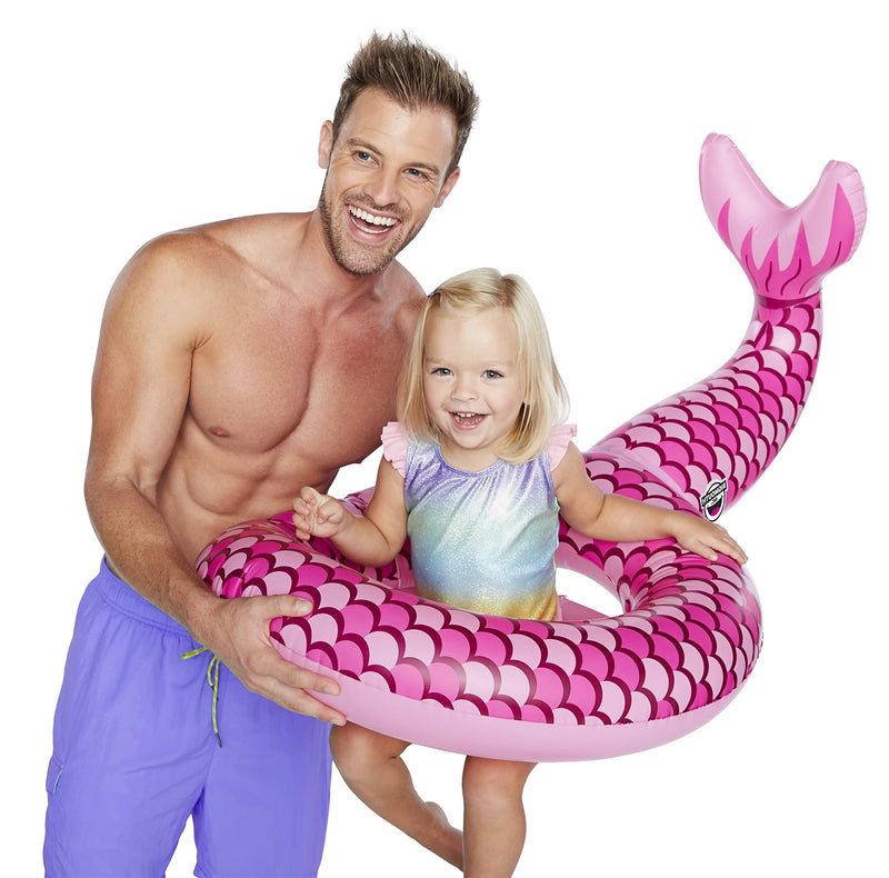 BigMouth Inc Lil Float, Inflatable Small Child Pool Float with Leg Holes
