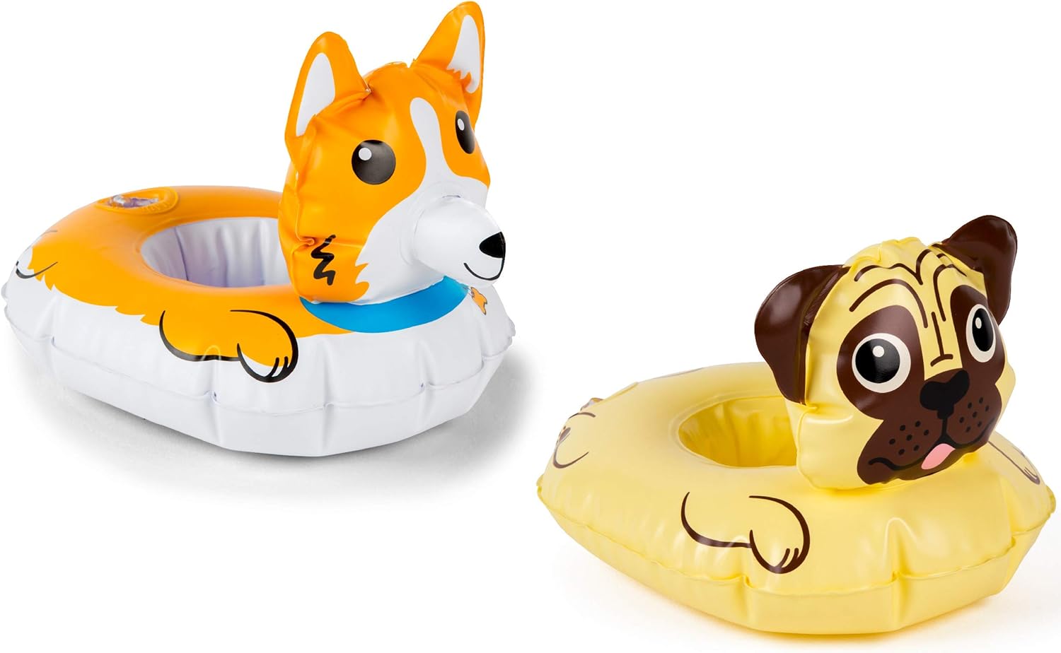 BigMouth Inc. Inflatable Floating Drink Holder, Cup Holder Floats, 2-Pack, Great for Pool Parties and Special Events