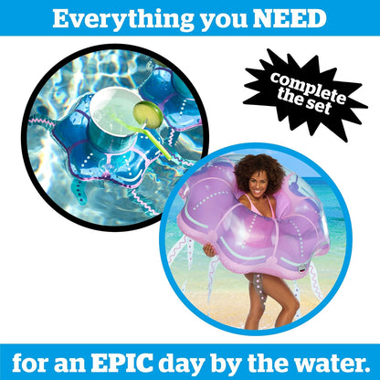 BigMouth Inc Jellyfish Beverage Boats (2-Pack