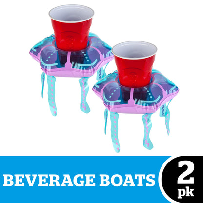 BigMouth Inc Jellyfish Beverage Boats (2-Pack