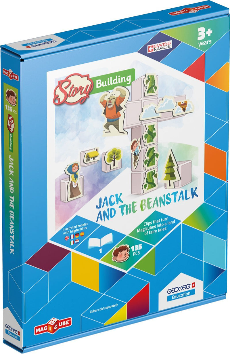 Geomag Education 232 - Magicube Storybuilding - Jack and the Beanstalk - 135-Piece Box Multicolor