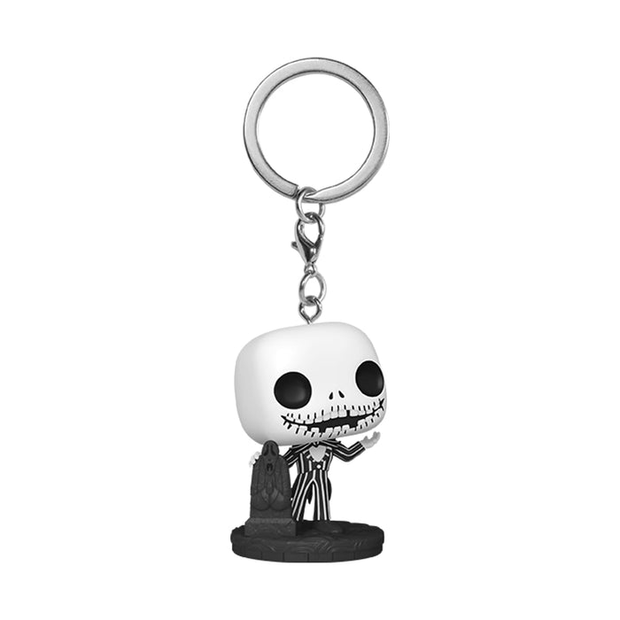 Funko POP! Keychain: Disney the Nightmare Before Christmas 30th - Jack Skellington Novelty Keyring - Collectable Mini Figure - Stocking Filler - Gift Idea - Official Merchandise - Movies Fans