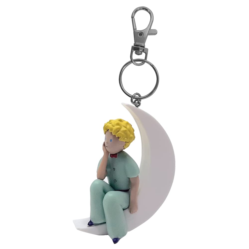 Plastoy Collectible Keyring Chain Little Prince Sitting on The Moon 61057 (2021